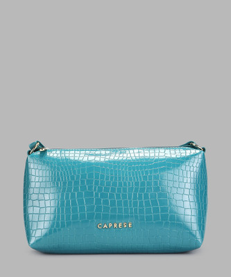 Caprese Suzie Sling Medium Teal Blue Bag for Women Sling Bag(Blue, 4 L)