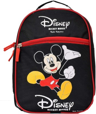 DISNEY Mickey Mouse Print Rexine Lightweight & Portable School Bag (Black) School Bag(Black, 20 L)