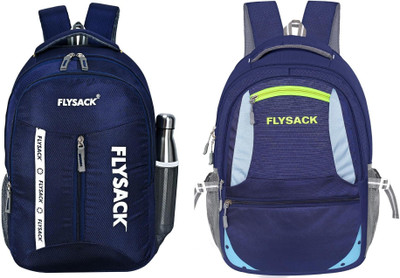 FLYSACK NS-FS011_NAVY BLUE & FS030_NAVY BLUE Laptop Bag(Blue, Blue)