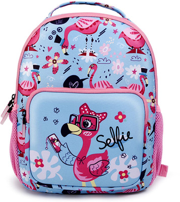 Aliens Baggita Kids School Bag | Toddler Backpack | Soft Neoprene, Water-Repellent Backpack(Light Blue, 10 L)