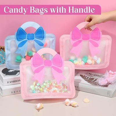 POLARIS FOX Pack of 10 Candy Bag. Mixcolor package comes with 5pcs pink and 5pcs blue. Waterproof Multipurpose Bag(Multicolor, 1 L)