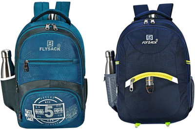 FLYSACK NS-FS008_Blue & FS009_Navy Blue Laptop Bag(Blue, Blue)