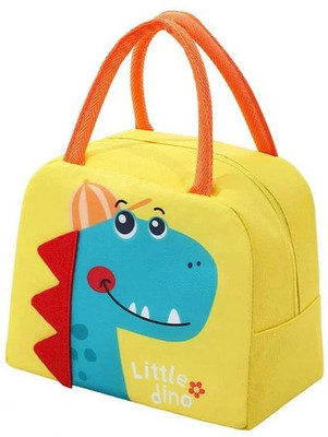 AASAISH Lunch Box Bag for School Kids Below 7 Yrs, Girls, Animal 3D Design Bag Waterproof Lunch Bag(Yellow, 5 L)