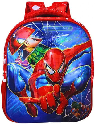 GYNSUN Spider 3D Cartoon Kids bag for boys Primary, LKG, UKG kid Age 2-6 years Waterproof Backpack(Multicolor, 20 L)