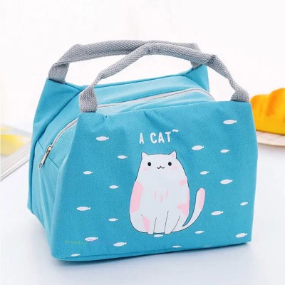 Instabuyz Canvas Thermal Tiffin Bag for Office & School Use Men, Women & Kids Insulated Waterproof Lunch Bag(Blue, 5 L)