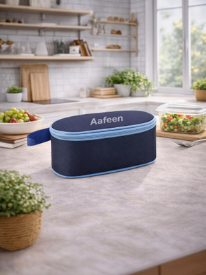 Aafeen Lunch Tiffin Cover for Office, School Kids(Navy Blue) Waterproof Lunch Bag(Dark Blue, 1 L)
