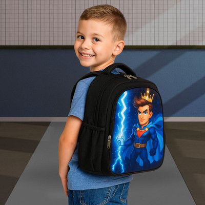 MOSU King Galaxy Super Warrior Bag Waterproof School Bag(Black, 26 L)