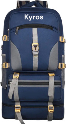 Kyros Expandable Travel Outdoor Sport Camping Hiking Trekking Bag Rucksack -70L(Blue) Rucksack  - 70 L(Blue)