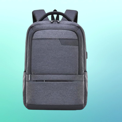 JairaJ backpack school bag laptop bag office college travel backpack(S-18*12) 30 L Backpack(Black, Grey)