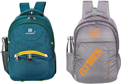 FLYSACK NS-FS009_Blue & FS027_GREY Laptop Bag(Blue, Grey)