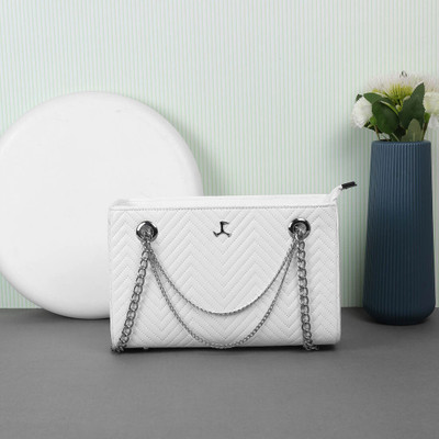 MOCHI 66-472 Shoulder Bag(White, 7 inch)