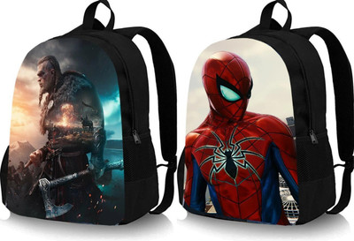 Shishtha B_DGTL-014_@@_1PC & SPIDER-04_@@_1PC_xy Laptop Bag(Black, Black)