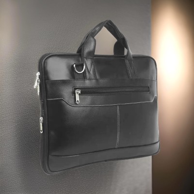 house of common Men & Women Black Messenger Bag