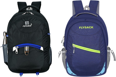 FLYSACK NS-FS009_Black & FS031_NAVY BLUE Laptop Bag(Black, Blue)