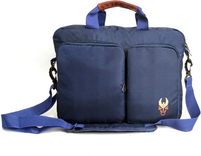 Krishiv Blue Dusty Laptop Stylish Laptop Shoulder Sling Office Business Messenger Bags Waterproof Messenger Bag(Blue, 15 inch)