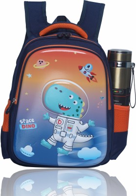 I Say Buddy 142_School Bag EZ_Indigo Waterproof School Bag(Orange, 5 L)