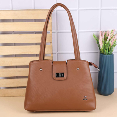 MOCHI 66-430 Shoulder Bag(Tan, 9 inch)