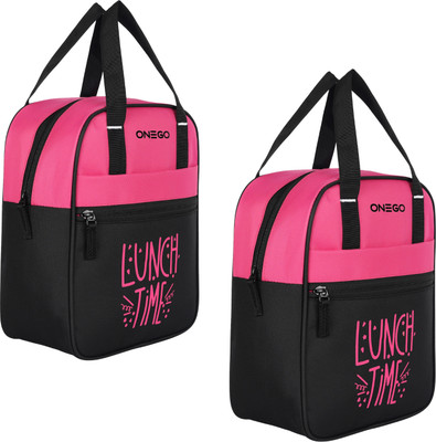 ONEGO Portable Tiffin Bag for Kids & Adults | Great for Office School Outdoor Waterproof Lunch Bag(Pink, 10 L)