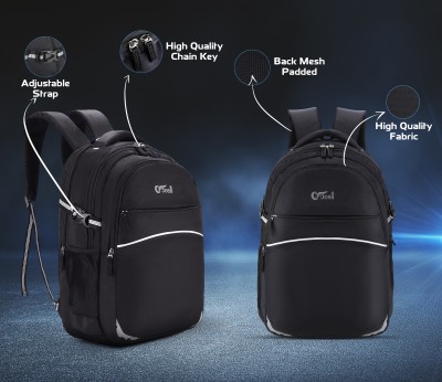Josh Casual Waterproof Office Bag/School Bag/College Bag 35 L Laptop Backpack(Black)