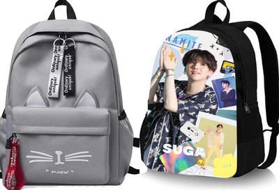 Shishtha B_CT-GRY@@_1 & DGTL-026_@@_1PC_xy Laptop Bag(Grey, Black)