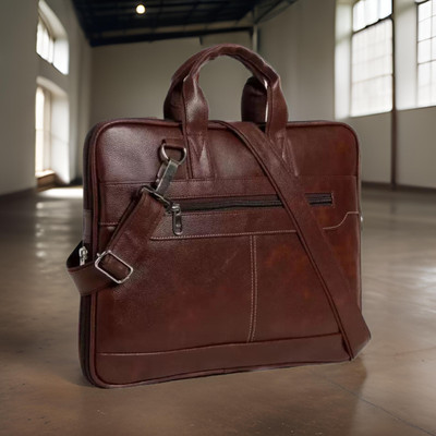 Shivra Men & Women Brown Messenger Bag