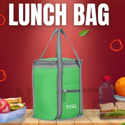 NuMe Lunch Bag For Men &Woemn Polyester Tiffin Bags Lunch Bag Waterproof Lunch Bag Waterproof Lunch Bag(Green, 7 L)