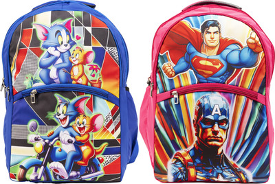 Sanstar KIDZY2503 25 L Backpack(Pink, Blue)