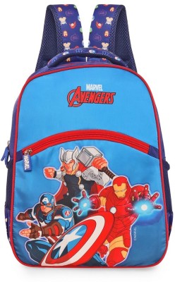 Priority 16 Inch Marvel Avenges Printed School 20 L Backpack(Blue)