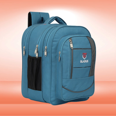 GLADIUS Large Stylish Blue School Bag for boys & girls of class 5th to 10th Waterproof School Bag(Blue, 60 L)
