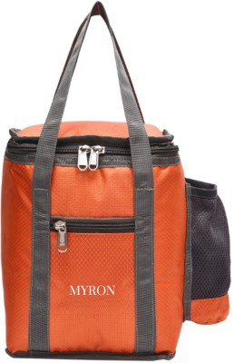 Myron Lunch Tiffin Bag Orange for School Office Picnic Waterproof Lunch Bag Waterproof Lunch Bag(Orange, 8 L)