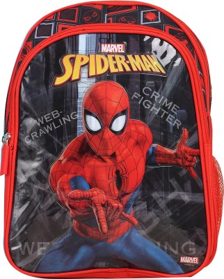 Spiderman Red & Black 41 cm School Bag(Multicolor, 16 inch)