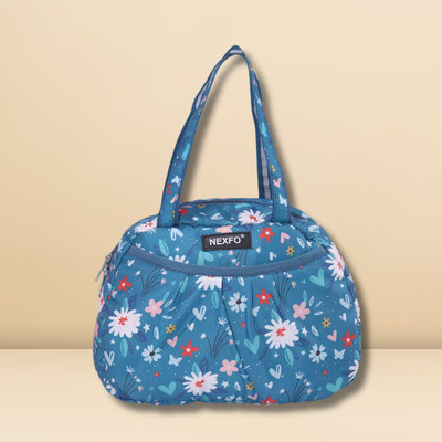 Nexfo Gets Better Tote Bag Floral Design Modern Bag Stylish Tote For Women Waterproof Shoulder Bag(Green, 10 L)
