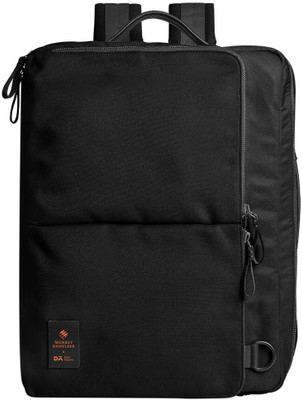 DailyObjects Monkey Shoulder x DO Meridian Convertible Briefpack Backpack(Dark Grey, 11 L)