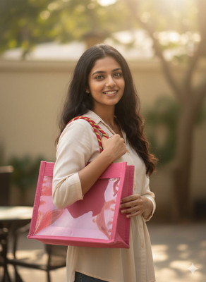HOUSE OF COMMON BOB-111 Multipurpose Bag(Pink, 5 L)