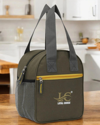 LOYAL CHOICE Unisex Trendy LunchBag for Office/College/School/Casual Waterproof Lunch Bag(Green, 6 L)