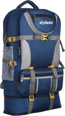 STYLATO Travel for Outdoor Sport HikiIng bag Waterproof Backpack (BLUE, 85L) Waterproof Backpack(Blue, 85 L)