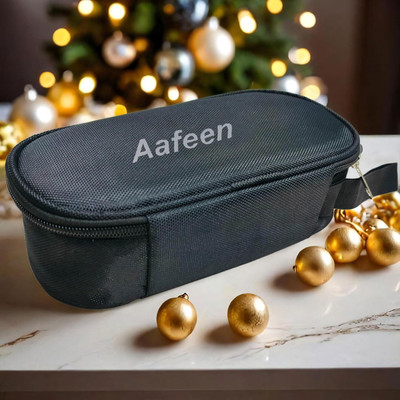 Aafeen Lunch Tiffin Cover Waterproof Lunch Bag(Black, 1 L)