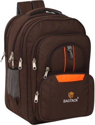 Bagtack School Bag 6th to 10th Large Size School Bag 85 L Waterproof School Bag(Brown, 85 L)