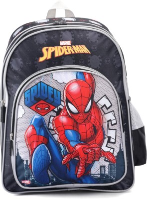 striders Spiderman School Bag Inspire Learning with Spider-Man's Style Age (6 to 8 years) Waterproof School Bag(Multicolor, 16 inch)