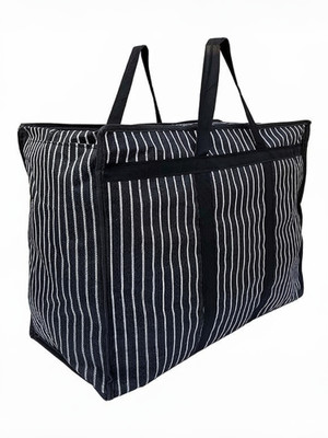 Gymisa Extra Large Big Heavy Duty Storage Organizer Reusable Waterproof Multipurpose Bag(Black, 100 L)