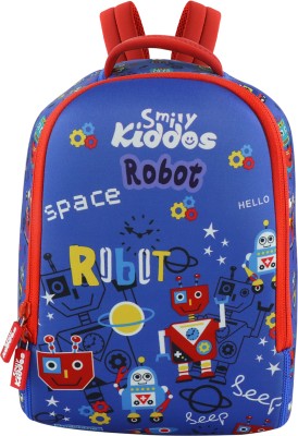 smily kiddos Pre school Waterproof Backpack(Blue, 6 L)