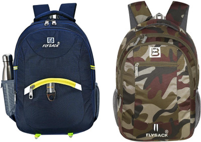 FLYSACK NS-FS009_Navy Blue & FS025_militry Laptop Bag(Blue, Multicolor)