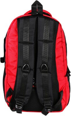 Da Tasche Shine 35L R Waterproof School Bag(Red, 35 L)