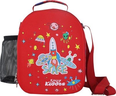 smily kiddos Hartop Eva Lunch Bag space theme - Red Lunch Bag(Red, 5 L)