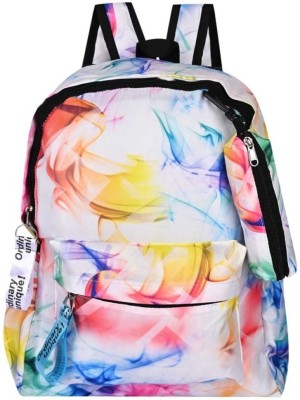 NEWNEED Laptop Backpack Trendy & Stylish Printed Backpacks For Girls Waterproof Backpack(Multicolor, 15 L)