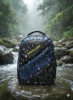 Travel Look Storm 35L Laptop ,Travel, School, Tution Spacious & Stylish For Men & Women Waterproof Backpack(Black, 35 L)