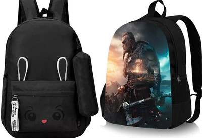 Shishtha B_BLK_- BN_-1 & DGTL-014_@@_1PC_xy Laptop Bag(Black, Black)