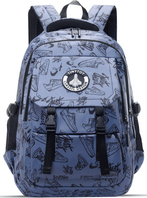Tinytot SB232_02 Large, 20 Inches, School Collage Backpack for Boys Girls Men & Women Waterproof School Bag(Blue, 30 L)