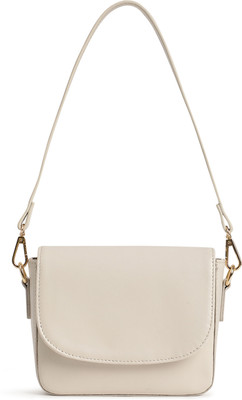 Fastrack Solid Shoulder Bag(Grey, 1.6236 L)
