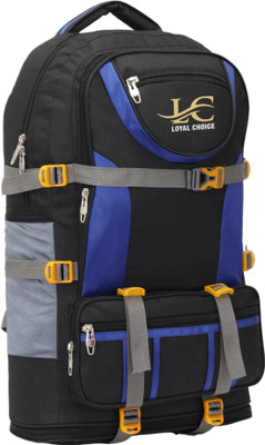LOYAL CHOICE ravel Backpack for Sport Camping Hiking Trekking Bag Rucksack - 50 L(N BLUE). Waterproof Backpack(Black, 60 L)